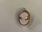 CAMEO PENDENTE E SPILLA ARGENTO SHELL CAMEO BROOCH