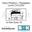 Vetro Cyclope 125 Rolex Tudor Submariner Crystal plastica plexi Sternkreuz RX