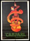 Manifesto pubblicitario CAMPARI  Cappiello cm 100x140 2ª EDIZIONE ORIGINA  1950