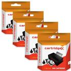 4 Black Ink Cartridges for  BCI24 BCI21 Canon Pixma iP1000  iP1500 iP2000  MP110