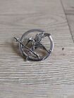 Hunger Games Mockingjay Logo Brooch Alloy Pin - Silver Colour