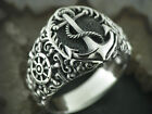 Silberring Anker Maritim Old School anchor Rockabilly Ring Silber 925 Siegelring