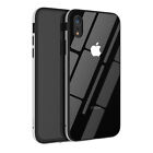 Aluminum iPhone XR, Cover case custodia in Vetro Organico 4h + TPU + Alluminio