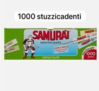 1000 stuzzicadenti samurai confezionati singolarmente in dispenser