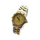 Tag Heuer Watch Quartz 26mm Women s Gold Dial Swiss Made Round Vintage 964.008