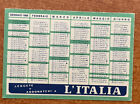 Calendario Tascabile 1966 L’ITALIA fronte/retro Collezione