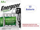 12 batterie Stilo AA  ENERGIZER ricaricabili 2000 mAh