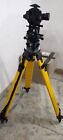 Transit Theodolite Set Alidada topografica nera con treppiede in...