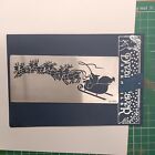 Dreamweaver Christmas Stencil- Santa s Sleigh and reindeer