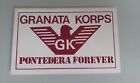 Adesivo ultras Granata Korps Pontedera Anni 90 / 2000  Autocollant No Sciarpa