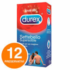 Durex Settebello Supersottile Preservativi Classici Sottili Lubrificati a Scelta