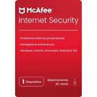 McAfee Internet Security  1 PC 1 ANNO - antivirus