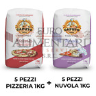 Farina Caputo Pizzeria 5x1 KG + 5 x 1 KG Nuvola Pizza  soffice con alveolatura