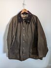 Men s Barbour Retail Beaufort Green Waxed Jacket Size XXL