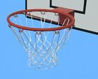 CANESTRO BASKET PALLACANESTRO REGOLAMENTARE VERNICIATO A FUOCO + RETE 6MM