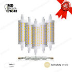 LAMPADINA LED R7S 10W X5 AC 220V 118MM SMD2835 SUPER LUMINOSA LUCE NATURAL 4000K