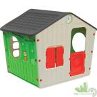 CASETTA GIOCO BAMBINI ESTERNO PLASTICA BIMBI 140X108X115 CM GIARDINO PARCO ASILO