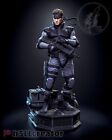 metal gear solid snake statue figure resin 1/10 unpainted