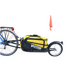 VECTOR Rimorchio carrello monoruota per bici bicicletta con borsone carrellino x