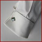 Gemelli da polso uomo vintage in metallo leggero cromato per camicia cufflinks