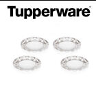 * TUPPERWARE Prism Diamond Serving Plate Set Of 4 - New