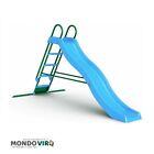 Scivolo per bambini da giardino scivoli giocattoli con onda a 3 scalini gradini