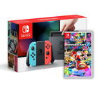 BUNDLE NINTENDO SWITCH NEON + VIDEOGIOCO MARIO KART 8 DELUXE GIOCO ITA NUOVO