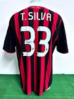 MAGLIA MILAN THIAGO SILVA MATCH WORN ISSUE SHIRT JERSEY CAMISETA 2009/2010 COA