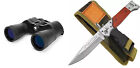 BINOCOLO CELESTRON LANDSCOUT 12X50 + COLTELLO TATTICO MILITARE ACCIAIO INOX