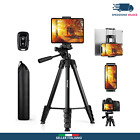 Treppiede Smarthphone 172Cm/67In Treppiedi Fotocamera Cavalletto 🚚🇮🇹