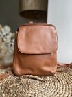 Jobis genuine leather tan backpack rucksack