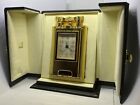 Dunhill 1995 Gold Plated Charleston Giant Table Lighter With Watch