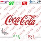 ADESIVO STICKER COCA COLA MISURE PERSONALIZZATE