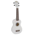 Tiger Soprano Ukulele for Beginners in White