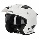 CASCO ACERBIS JET ARIA ECE 2206 STREET URBAN BIANCO LUCIDO MOTO TRIAL SCOOTER