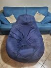 Poltrona a Sacco Pouf in Poliestere Blu