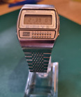 Vintage 1970s SEIKO C359-5000 Calculator Alarm Digital  Watch