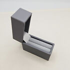 Grey Soft Touch Flip Postal Ring Box