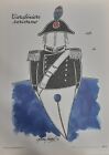 STAMPA ORIGINALE CARICATURA ARMA CARABINIERI ANNO 2004