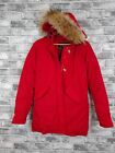 Woolrich Coat Size Small Artic Parka Red Fit 8 10 Down Hooded