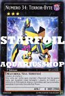 Yu-Gi-Oh! Numero 34 Terror Byte STARFOIL SP13-IT025 Terror-Byte forte carta yuma