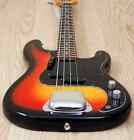 Rare 4 Strings Precision 3 Tone Sunburst Jazz Electric Bass Guitar Alder Body,