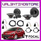 Kit 6 Casse Altoparlanti Focal Auditor Peugeot 207 dal 06 al 15 - Anteriori e Po