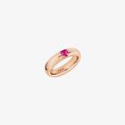 Anello Dodo Cuore Fascia DAC3000_HEART_SR09R Oro Rosa Rubino 100% Amore Ring