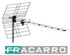 ANTENNA YAGI BANDA LARGA ALLUMINIO GRIGLIA UHF FRACARRO 10 ELE GUADAGNO 13 DB F