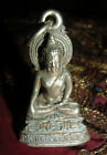 Tibet. Miniatura Statua Buddha/Amuleto IN Argento