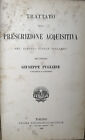 Pugliese Trattato della prescrizione acquisitiva Utet 1889