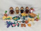 Little Monkey Lost Figures Bundle 4 X Monkey Figures Parrot Plus Accessories