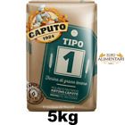 Farina Caputo Tipo 1 Sacco da 5kg Grano Tenero Pizza Pane Lunga Lievitazione