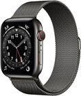 Apple Watch 6 44 mm GPS+Cellular Acciaio Grigio Siderale Milanese!Full!The best!